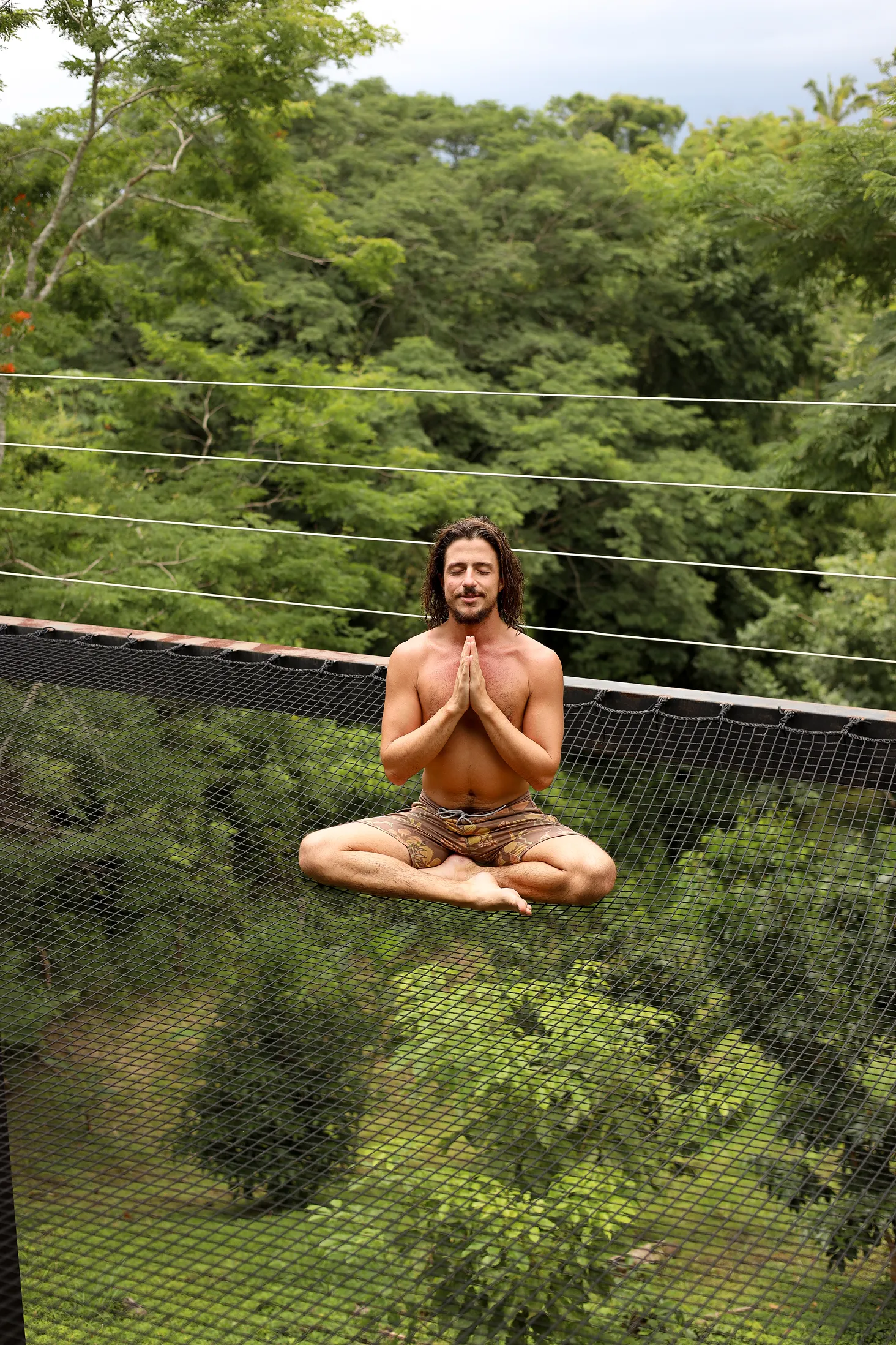 Meditation above the canopy